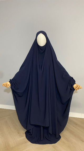 Jilbab Hafsa navy blue