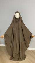 Jilbab Hafsa taupe brown