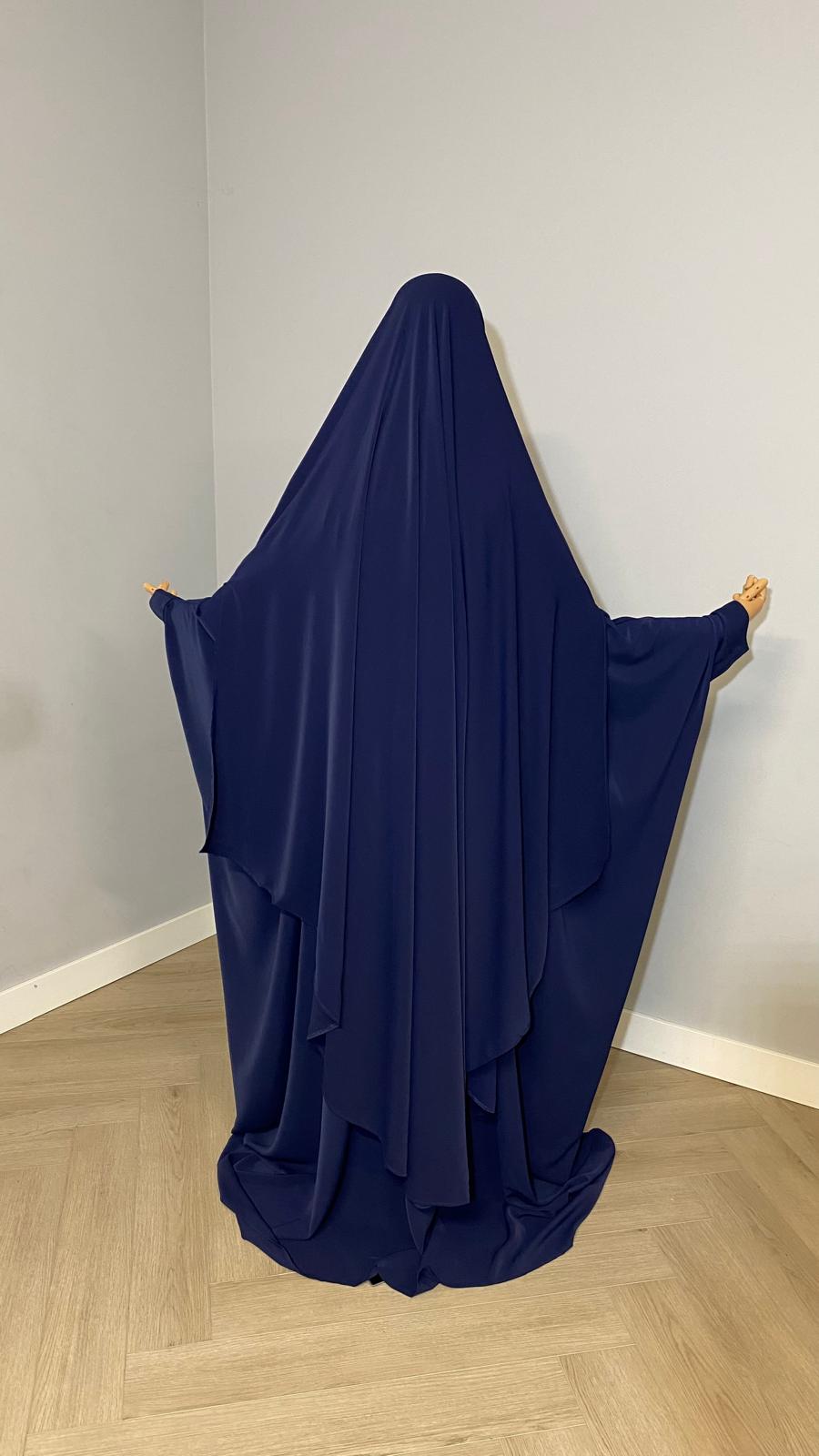 Khimar dark blue