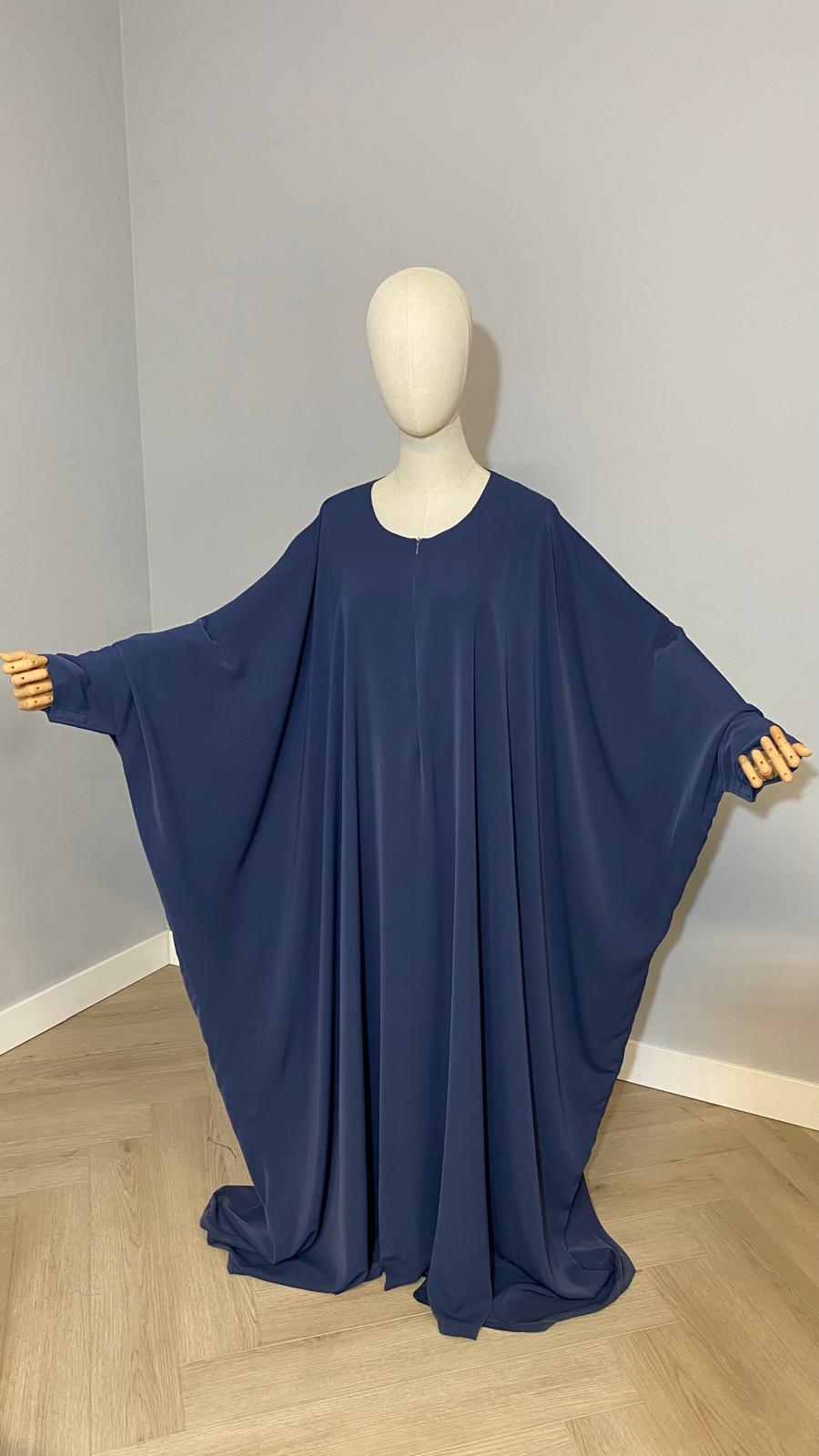 Abaya blue grey